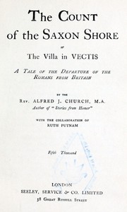 Cover of The Count of the Saxon Shore; or The Villa in Vectis. A Tale of the Departure of the Romans from Britain
