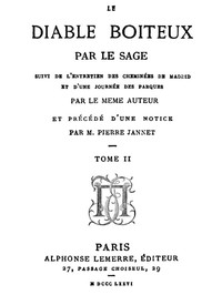 Cover of Le diable boiteux, tome II
