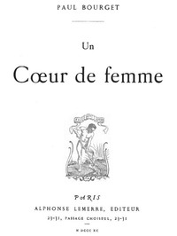 Cover of Un Coeur de femme