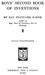 Cover of Boys' second book of inventions