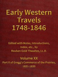 Cover of Gregg's Commerce of the Prairies, 1831-1839, part 2