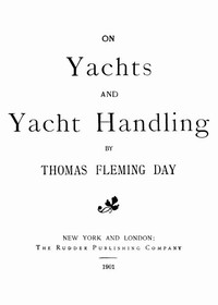 Cover of On Yachts and Yacht Handling