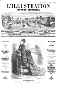 Cover of L'Illustration, No. 1608, 20 décembre 1873