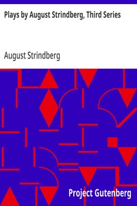 Cover of Plays by August Strindberg, Third Series