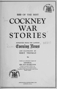Cover of 500 of the Best Cockney War Stories