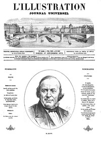 Cover of L'Illustration, No. 1609, 27 décembre 1873