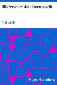 Cover of Ulla Fersen: Historiallinen novelli