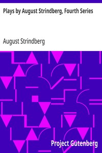 Cover of Plays by August Strindberg, Fourth Series