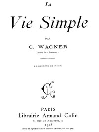 Cover of La vie simple