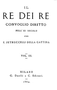 Cover of Il re dei re, vol. 3 Convoglio diretto nell'XI secolo