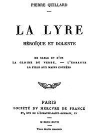 Cover of La lyre héroïque et dolente