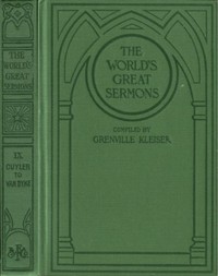 Cover of The World's Great Sermons, Volume 09: Cuyler to Van Dyke