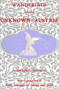Cover of Wanderings through unknown Austria