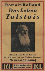 Cover of Das Leben Tolstois