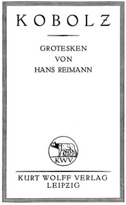 Cover of Kobolz: Grotesken