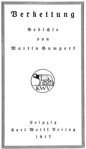 Cover of Verkettung: Gedichte