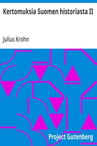 Cover of Kertomuksia Suomen historiasta II Kustaa Vaasa
