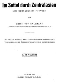 Cover of Im Sattel durch Zentralasien: 6000 Kilometer in 176 Tagen