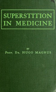 Cover of Superstition in Medicine