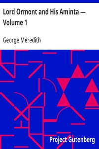 Cover of Lord Ormont and His Aminta — Volume 1