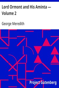 Cover of Lord Ormont and His Aminta — Volume 2