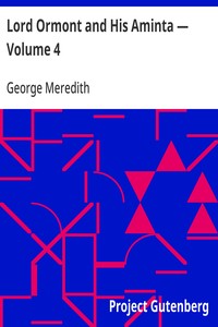 Cover of Lord Ormont and His Aminta — Volume 4