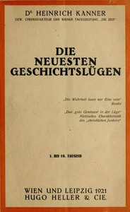 Cover of Die neuesten Geschichtslügen