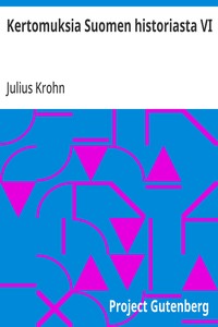 Cover of Kertomuksia Suomen historiasta VI Kaarle X Kustaa