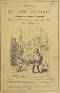 Cover of The Life of Sir John Falstaff