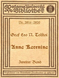 Cover of Anna Karenina, 2. Band