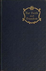 Cover of For Faith and Freedom