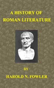 Cover of A History of Roman Literature