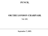 Cover of Punch or the London Charivari, Vol. 109, September 7, 1895