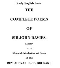 Cover of The Complete Poems of Sir John Davies. Volume 2 of 2.