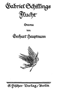 Cover of Gabriel Schillings Flucht: Drama