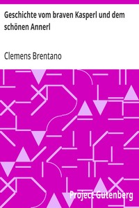 Cover of Geschichte vom braven Kasperl und dem schönen Annerl