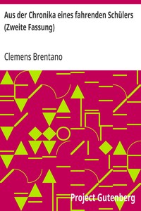 Cover of Aus der Chronika eines fahrenden Schülers (Zweite Fassung)