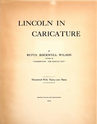 Cover of Lincoln in Caricature