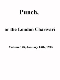 Cover of Punch, or the London Charivari, Volume 148, January 13th 1915