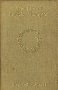 Cover of The Life of Francis Thompson