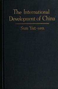 Cover of The International Development of China