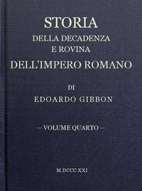 Cover of Storia della decadenza e rovina dell'impero romano, volume 04