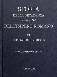 Cover of Storia della decadenza e rovina dell'impero romano, volume 05