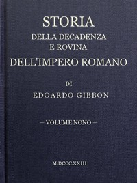 Cover of Storia della decadenza e rovina dell'impero romano, volume 09
