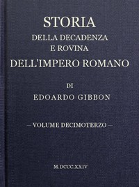 Cover of Storia della decadenza e rovina dell'impero romano, volume 13