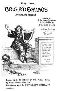 Cover of Popular British Ballads, Ancient and Modern, Vol. 4 (of 4)