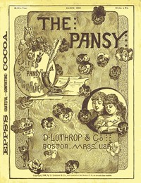 Cover of The Pansy Magazine, March 1886