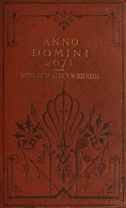 Cover of Anno Domini 2071 Translated from the Dutch Original