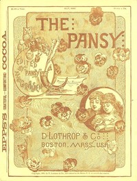 Cover of The Pansy Magazine, May 1886