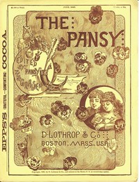 Cover of The Pansy Magazine, June 1886